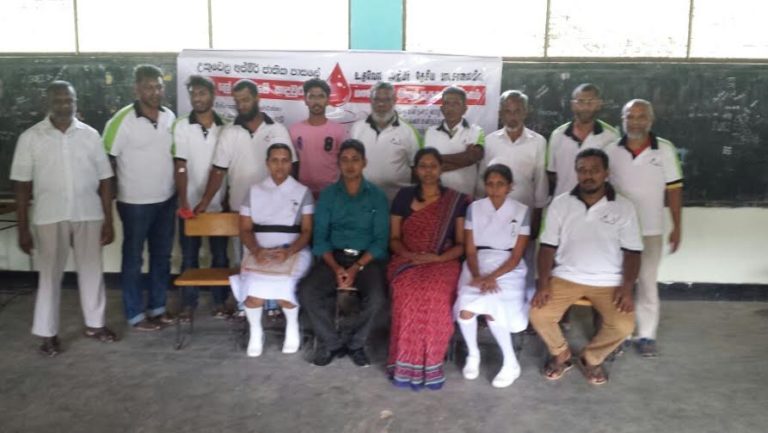 ஸ்ரீலங்கா தவ்ஹீத் ஜமாஅத் நடத்திய இரத்த தான முகாம்