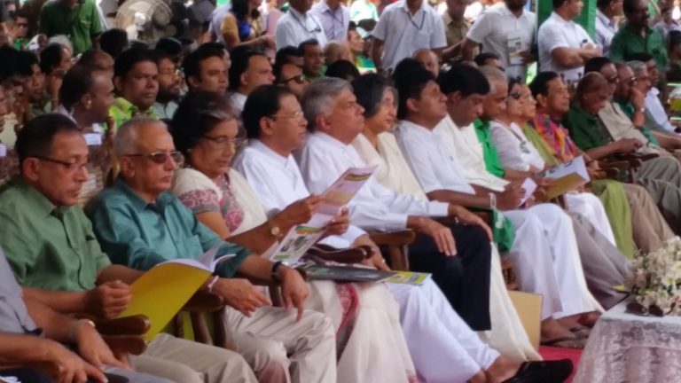 ஐ.தே.க. மேடையில் ஜனாதிபதி மைத்திரி, சந்திரிகா