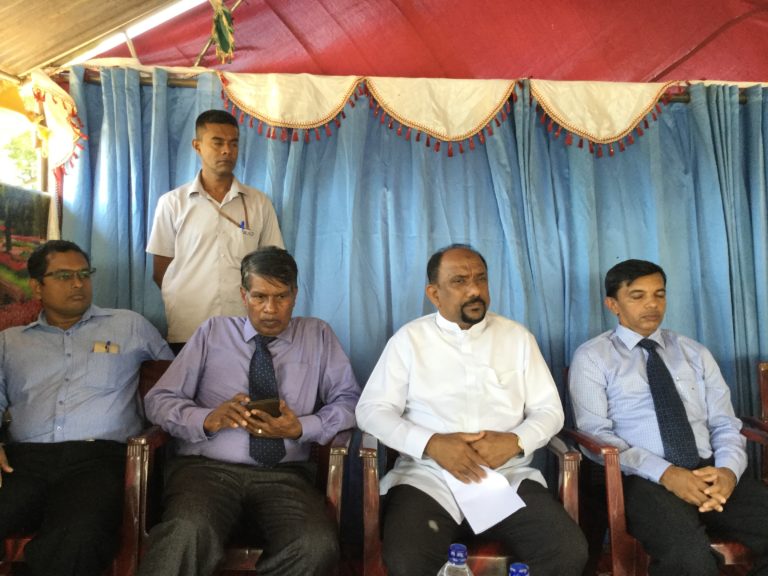 பிரதி அமைச்சர் முல்லைத்தீவு மாவட்டத்தின் ஒட்டுசுட்டான் கிராமத்தில் ஆற்றிய உரை