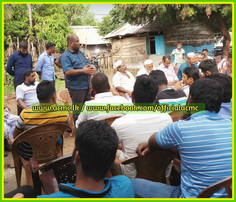 முசலி பிரதேச சபை வேட்பாளரை ஆதரித்த கூட்டம்!