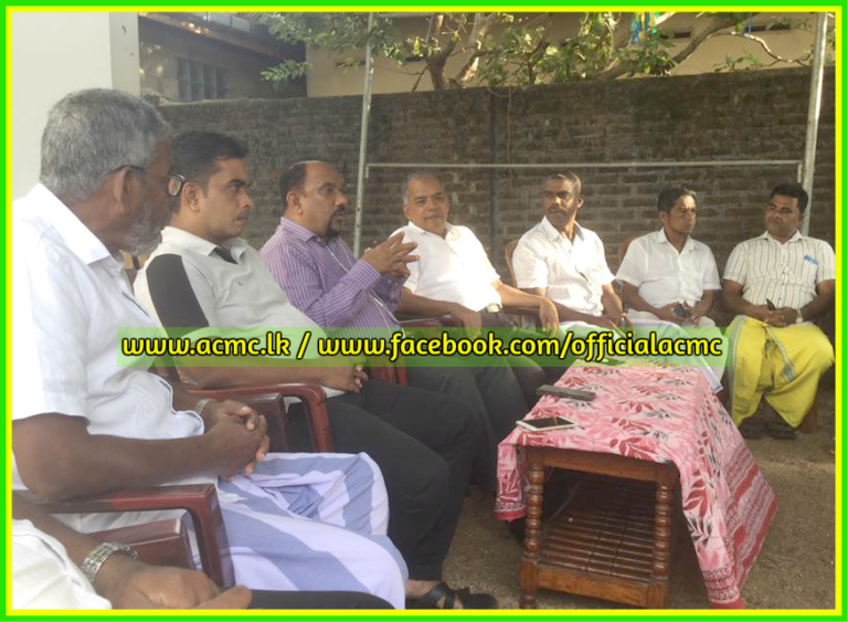 மருதமுனை வேட்பாளர்களுடனான சந்திப்பில் பிரதி அமைச்சர் அமீர் அலி!