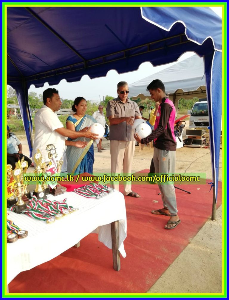 இளைஞர்களுக்கான மெய்வல்லுனர் போட்டிகளில் நவவி எம்.பி பிரதம அதிதியாகப் பங்கேற்பு!