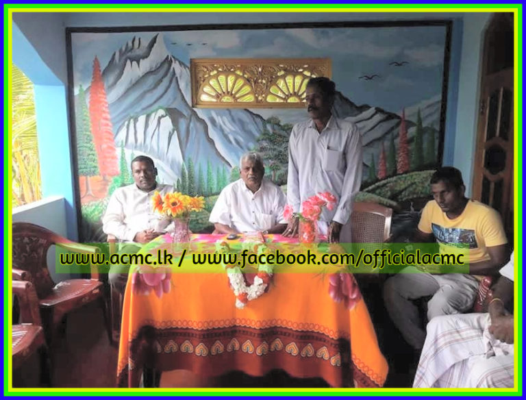 இரணை இலுப்பைக்குளம் வட்டார மக்களை சந்தித்த மாந்தை மேற்கு தவிசாளர்!