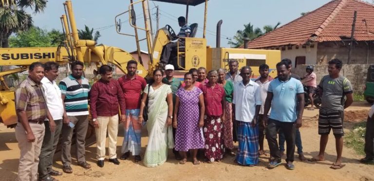 பேசாலை வீதி அபிவிருத்திப் பணிகள் ஆரம்பம்!